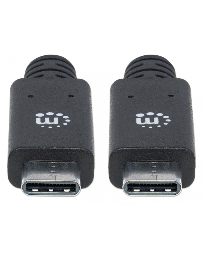 ic intracom MANHATTAN 355223 Manhattan Kabel USB-C 3.1 Gen2, USB C/USB C M/M 1m czarny główny