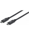ic intracom MANHATTAN 355223 Manhattan Kabel USB-C 3.1 Gen2, USB C/USB C M/M 1m czarny - nr 26