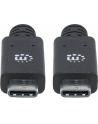 ic intracom MANHATTAN 355223 Manhattan Kabel USB-C 3.1 Gen2, USB C/USB C M/M 1m czarny - nr 30