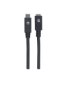 ic intracom MANHATTAN 355230 Manhattan Kabel USB-C 3.1 Gen2, USB C/USB C M/F 50cm czarny - nr 7