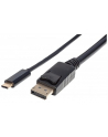 ic intracom MANHATTAN 152464 Manhattan Kabel monitorowy adapter USB-C na DisplayPort DP 4K M/M czarny 2m - nr 10
