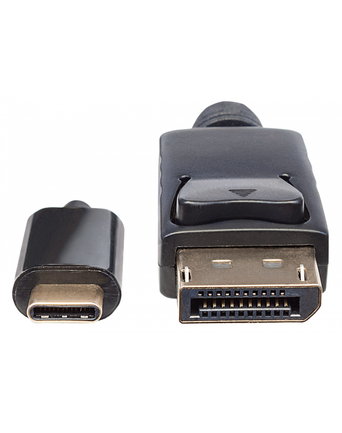 ic intracom MANHATTAN 152464 Manhattan Kabel monitorowy adapter USB-C na DisplayPort DP 4K M/M czarny 2m główny
