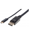ic intracom MANHATTAN 152464 Manhattan Kabel monitorowy adapter USB-C na DisplayPort DP 4K M/M czarny 2m - nr 16
