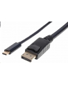 ic intracom MANHATTAN 152464 Manhattan Kabel monitorowy adapter USB-C na DisplayPort DP 4K M/M czarny 2m - nr 19