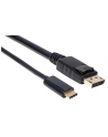 ic intracom MANHATTAN 152464 Manhattan Kabel monitorowy adapter USB-C na DisplayPort DP 4K M/M czarny 2m - nr 2