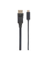 ic intracom MANHATTAN 152471 Manhattan Kabel monitorowy adapter USB-C na DisplayPort DP 4K M/M czarny 1m - nr 10
