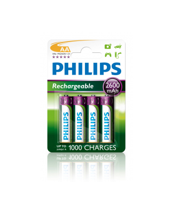 PHILIPS R6B4B260/10 Akumulator PHILIPS AA LR6 4szt. Blister