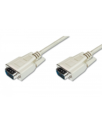 assmann electronic ASM AK-310100-018-E Kabel VGA 1080p 60Hz FHD Typ DSUB15/DSUB15 M/M szary 1,8m nr 2