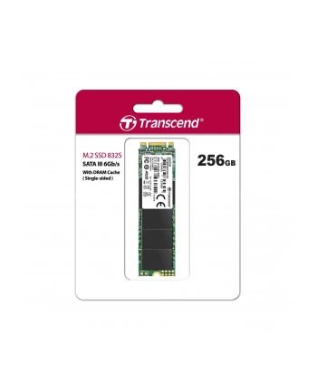 TRANSCEND TS256GMTS832S Transcend SSD MTS832S M.2 2280 Single Sided 3DTLC 256GB B+M Key R/W 530/400 MB/s