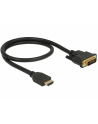 DELOCK 85651 Delock Dwukierunkowy kabel HDMI do DVI 24+1 0,5 m - nr 11