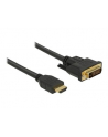 DELOCK 85651 Delock Dwukierunkowy kabel HDMI do DVI 24+1 0,5 m - nr 12