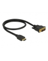 DELOCK 85651 Delock Dwukierunkowy kabel HDMI do DVI 24+1 0,5 m - nr 13