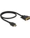 DELOCK 85651 Delock Dwukierunkowy kabel HDMI do DVI 24+1 0,5 m - nr 19