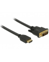 DELOCK 85651 Delock Dwukierunkowy kabel HDMI do DVI 24+1 0,5 m - nr 3