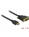 DELOCK 85652 Delock Dwukierunkowy kabel HDMI do DVI 24+1 1 m - nr 11