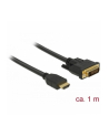 DELOCK 85652 Delock Dwukierunkowy kabel HDMI do DVI 24+1 1 m - nr 4
