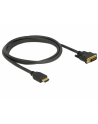DELOCK 85653 Delock Dwukierunkowy kabel HDMI do DVI-D 24+1 1,5 m czarny - nr 12
