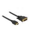 DELOCK 85653 Delock Dwukierunkowy kabel HDMI do DVI-D 24+1 1,5 m czarny - nr 14