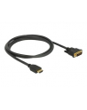 DELOCK 85653 Delock Dwukierunkowy kabel HDMI do DVI-D 24+1 1,5 m czarny - nr 15