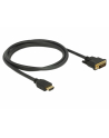 DELOCK 85653 Delock Dwukierunkowy kabel HDMI do DVI-D 24+1 1,5 m czarny - nr 4