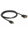 DELOCK 85653 Delock Dwukierunkowy kabel HDMI do DVI-D 24+1 1,5 m czarny - nr 7