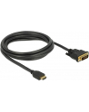 DELOCK 85654 Delock Dwukierunkowy kabel HDMI do DVI 24+1 2 m - nr 11