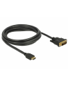 DELOCK 85654 Delock Dwukierunkowy kabel HDMI do DVI 24+1 2 m - nr 14
