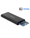 DELOCK 42614 Delock Obudowa zewnętrzna M.2 NVME PCIE SSD USB 3.1 GEN 2 USB TYPE-C (F) - nr 1