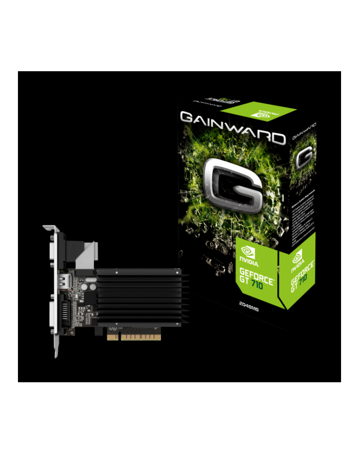 gainward europe GAINWARD 426018336-3576 GAINWARD GeForce GT 710, 2GB DDR3 (Bit), HDMI, DVI, HEAT SINK główny