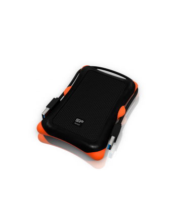 SILICONPOW SP000HSPHDA30S3K Silicon Power Obudowa na Dysk 2,5 A30 SATA, USB 3.0, Anti-Shock, Czarna