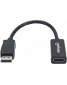 ic intracom MANHATTAN 151634 Manhattan Kabel adapter DisplayPort DP na HDMI M/F 1080p Full HD 15cm czarny - nr 14