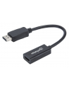 ic intracom MANHATTAN 151634 Manhattan Kabel adapter DisplayPort DP na HDMI M/F 1080p Full HD 15cm czarny - nr 16