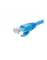 NETRACK BZPAT0P56B Netrack patchcord RJ45, osłonka zalewana, kat. 6 UTP, 0.5m niebieski - nr 2