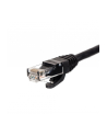 NETRACK BZPAT0P56K Netrack patchcord RJ45, osłonka zalewana, kat. 6 UTP, 0.5m czarny - nr 2