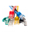 NETRACK BZPAT0P56K Netrack patchcord RJ45, osłonka zalewana, kat. 6 UTP, 0.5m czarny - nr 7