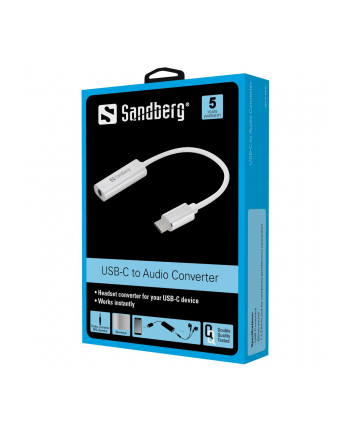 SANDBERG 136-27 Sandberg adapter audio USB-C