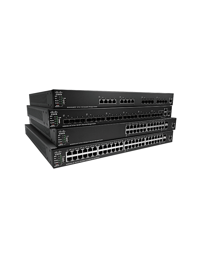 CISCO SX550X-16FT-K9-EU Cisco SX550X-16FT 16-Port 10G Stackable Managed Switch główny