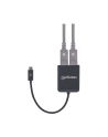 ic intracom MANHATTAN 152952 Manhattan 2-Portowy splitter AV USB-C na 2x DisplayPort z hubem MST 4K@30Hz - nr 22