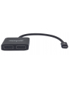 ic intracom MANHATTAN 152952 Manhattan 2-Portowy splitter AV USB-C na 2x DisplayPort z hubem MST 4K@30Hz - nr 25