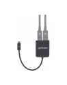 ic intracom MANHATTAN 152952 Manhattan 2-Portowy splitter AV USB-C na 2x DisplayPort z hubem MST 4K@30Hz - nr 5