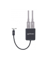 ic intracom MANHATTAN 152952 Manhattan 2-Portowy splitter AV USB-C na 2x DisplayPort z hubem MST 4K@30Hz - nr 9