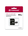 TRANSCEND TS64GUSD350V Transcend 64GB microSD with adapter U1 High Endurance - nr 4