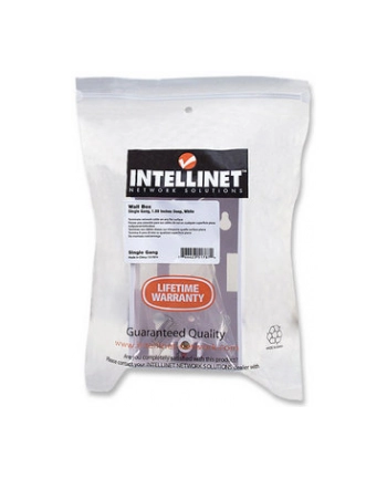 intellinet network solutions INTELLINET 517874 Intellinet Surface mount box for Keystone plate white