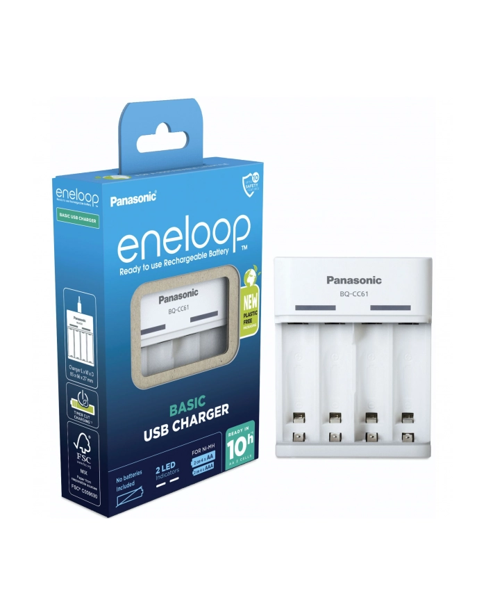 PANASONIC BQ-CC61USB Panasonic Ładowarka BQ-CC61 USB-in główny