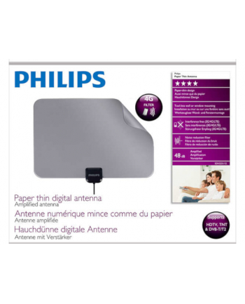 PHILIPS SDV5231/12 Antena TV PHILIPS Grubości Papieru, Wewnętrzna 48DB HDTV/UHF nr 2
