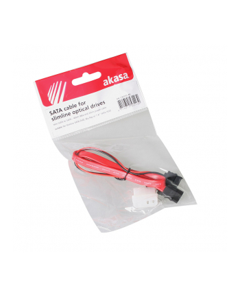 AKASA AK-CB050-40 Akasa Kabel SATA do Slim Line Opticals, 40cm (SATA-Molex - Mini SATA) nr 2