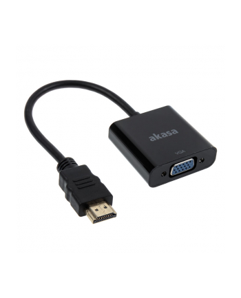 AKASA AK-CBHD15-20BK Akasa Konwerter HDMI - VGA, Kabel 20cm
