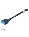 AKASA AK-CBUB19-10BK Akasa Adapter USB 3.0 - USB 2.0, Kabel 10cm - nr 1