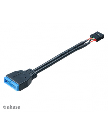 AKASA AK-CBUB19-10BK Akasa Adapter USB 3.0 - USB 2.0, Kabel 10cm