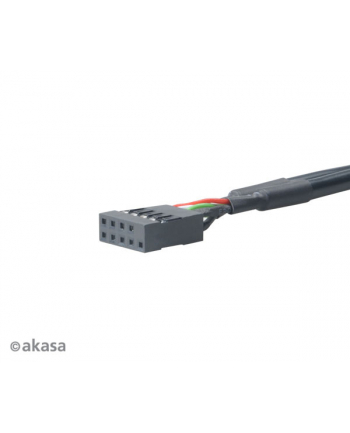 AKASA AK-CBUB19-10BK Akasa Adapter USB 3.0 - USB 2.0, Kabel 10cm